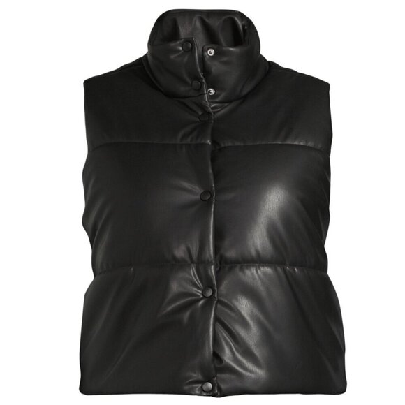 No Boundaries Womens XXL Puffer Snap Up Vest - Picture 1 of 12